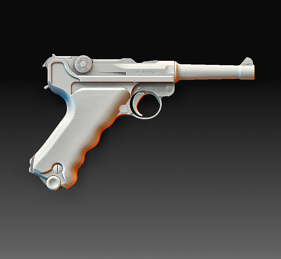 STL file Luger P 08・3D printable design to download・Cults